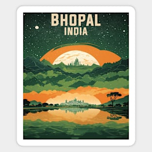 Bhopal India Vintage Tourism Travel Magnet